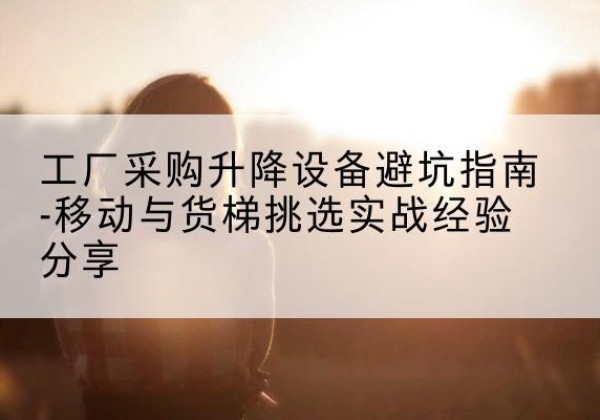 兴隆移动式升降机怎么选-工厂采购升降设备避坑指南-移动与货梯挑选实战经验分享